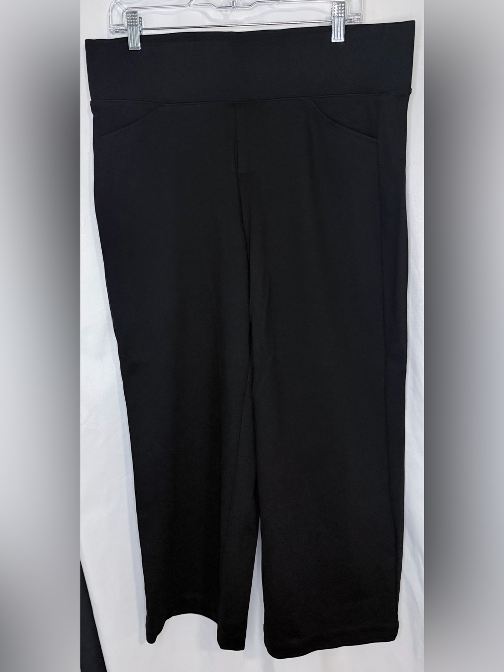torrid Black Wide Leg Pull-On Trousers